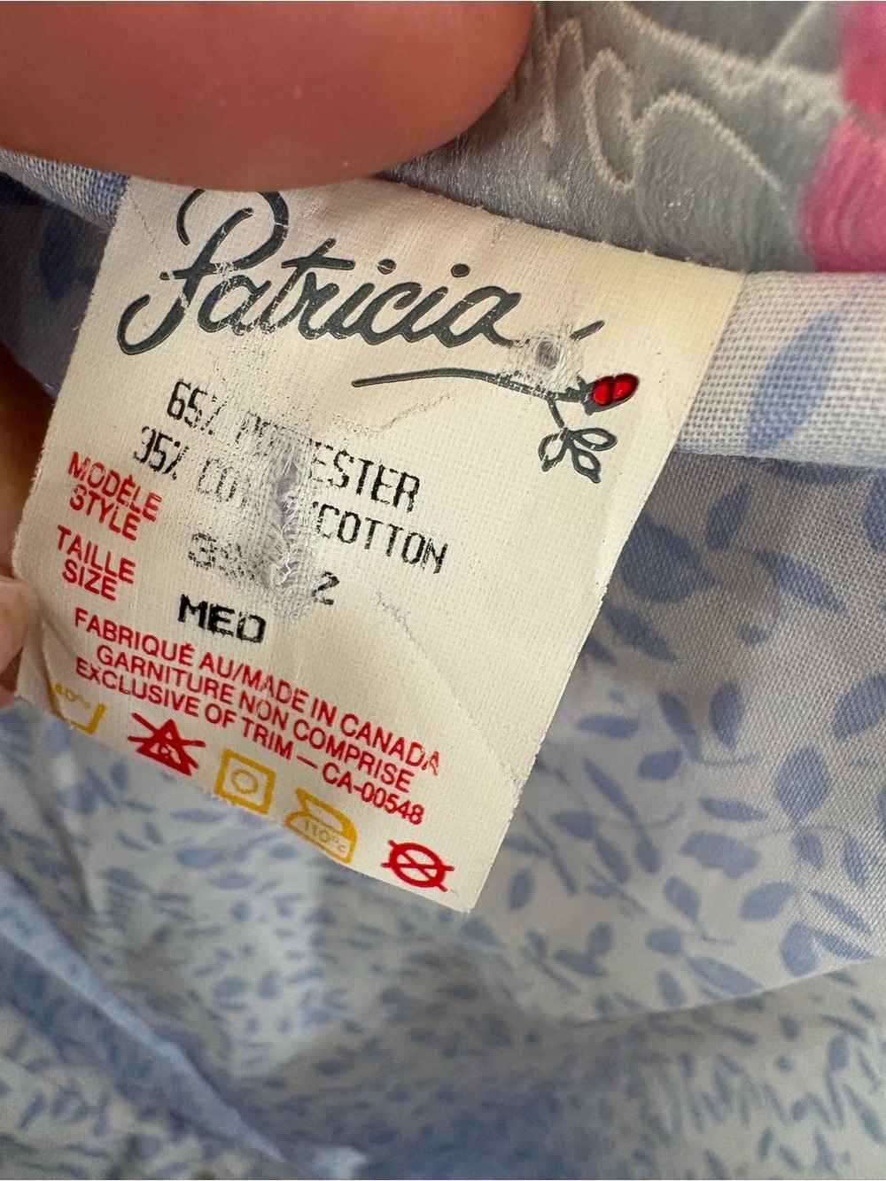 Patricia Lingerie Vintage Cottagecore Floral Midi Dress | Medium - Picture 7 of 7